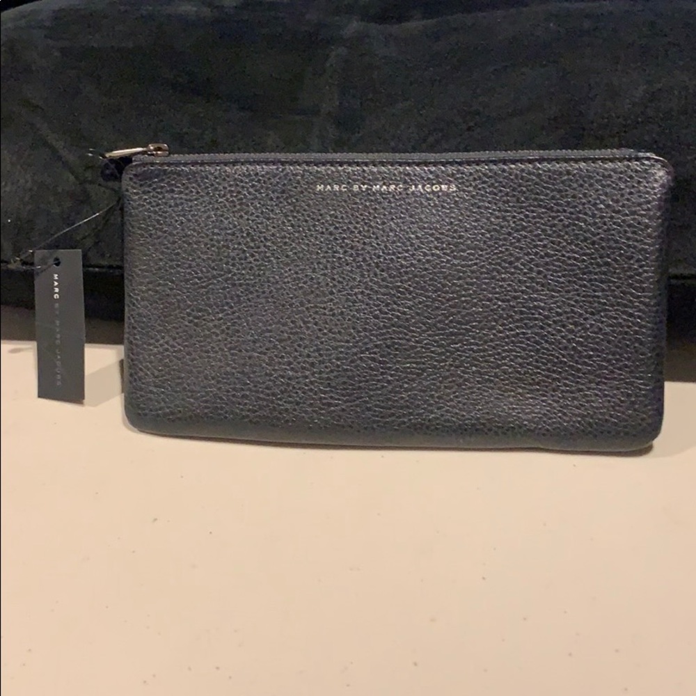 Marc by Marc Jacobs Slim Leather Zippered Pouch
